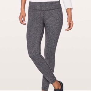 Lululemon Herringbone Leggings size 6 28”